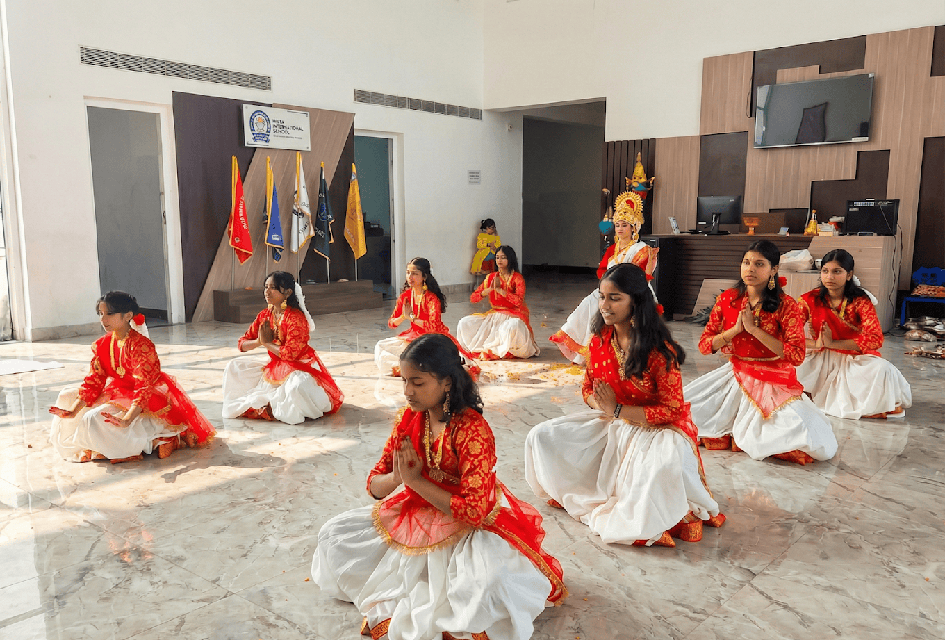 Students learning